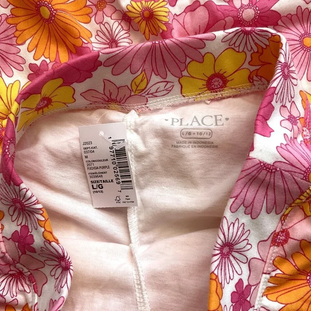 The Childrens Place floral yellow